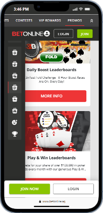 BetOnline - best poker room for bonuses