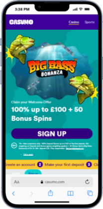 Casumo homepage